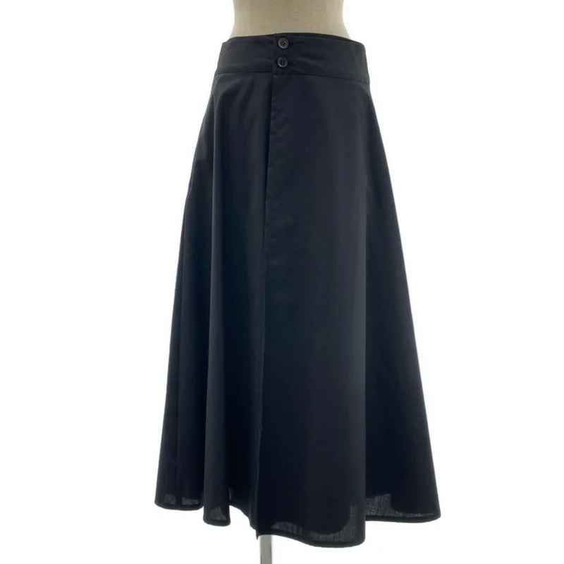YOHJI YAMAMOTO +NOIR / ヨウジヤマモトプリュスノアール | 2006SS | ウール フレア ラップスカート | 1 | レディース
