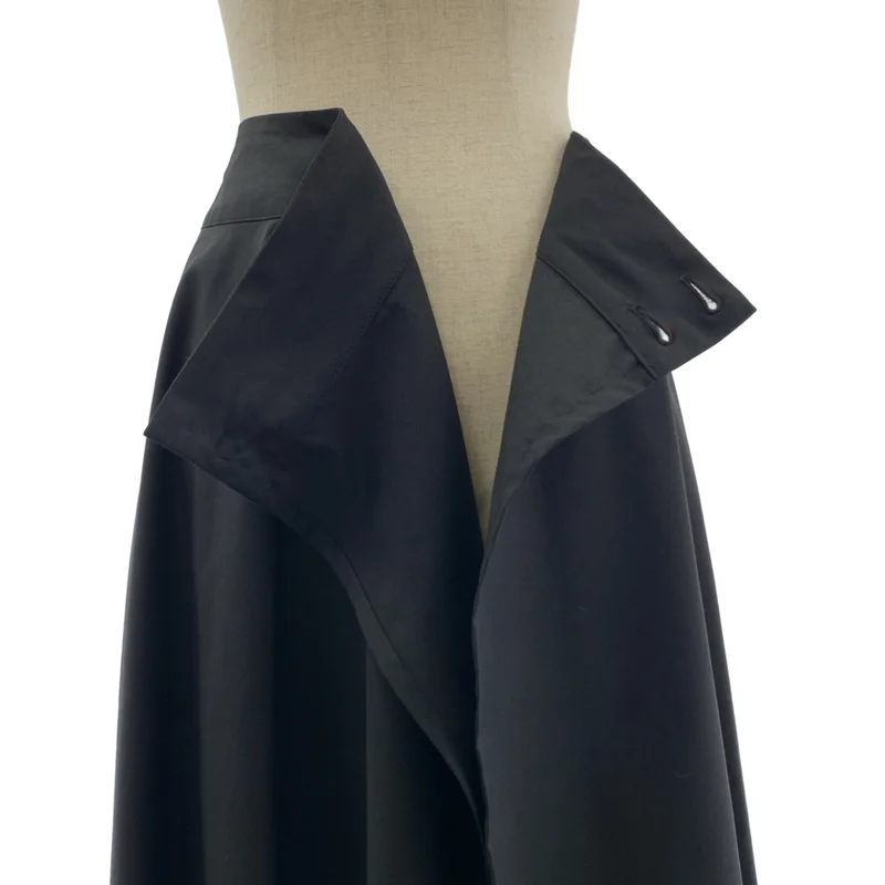 YOHJI YAMAMOTO +NOIR / ヨウジヤマモトプリュスノアール | 2006SS | ウール フレア ラップスカート | 1 | レディース