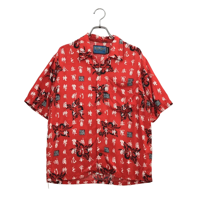 None / | JETLINK / ジェットリンク / KANJI FUTURE ALOHA SHIRT / カンジ フューチャー アロハシャツ | S | メンズ