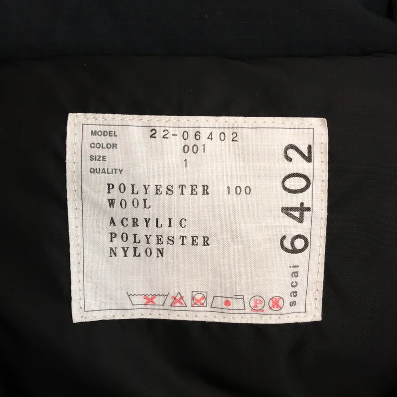 sacai / サカイ | 2022AW | Faux Shearling x Padded Blouson / ファーシャーリング パテッドブルゾン | 1 | レディース
