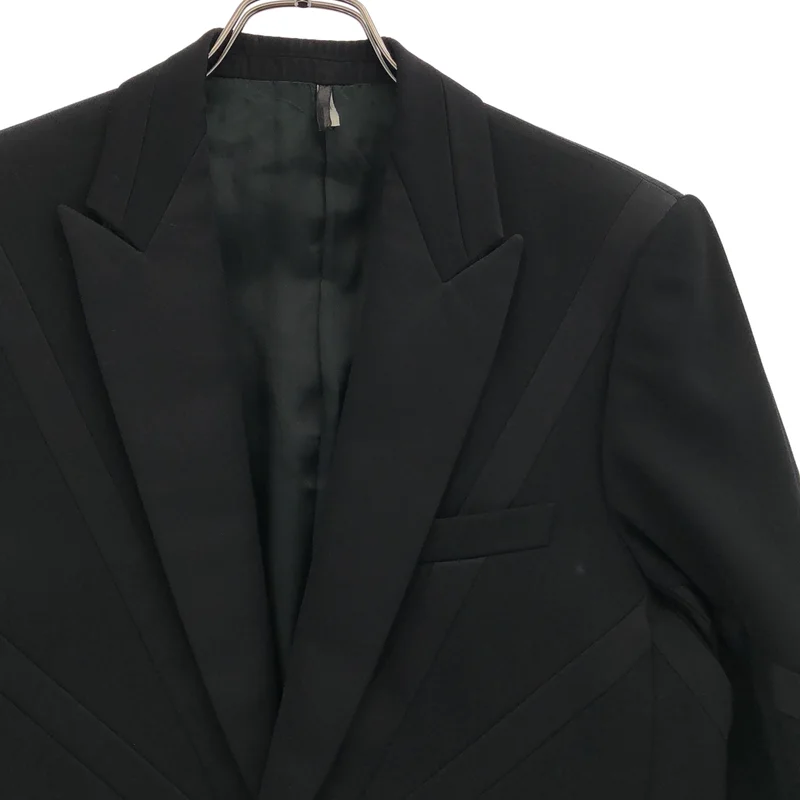 Dior homme / ディオールオム | 2004SS | strip ウール ピークドラペル ジャケット | 46 | メンズ