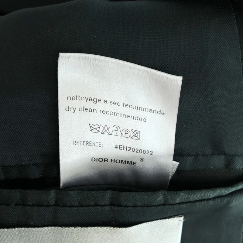 Dior homme / ディオールオム | 2004SS | strip ウール ピークドラペル ジャケット | 46 | メンズ