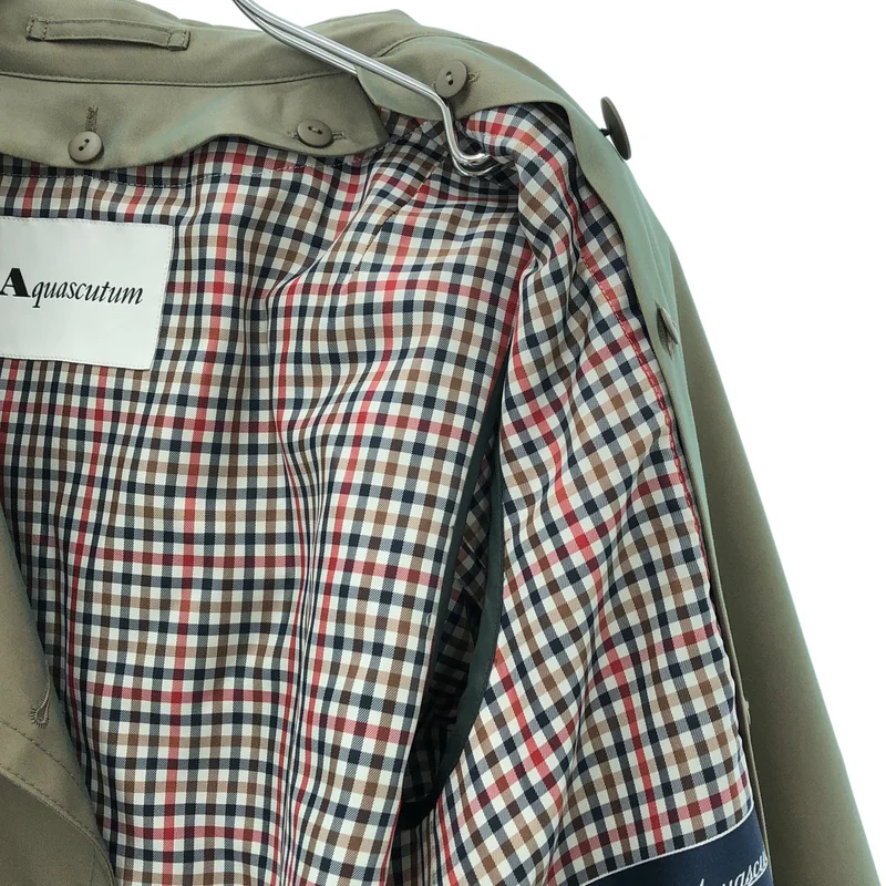 AQUASCUTUM / アクアスキュータム | アクアブライトツイル トレンチコート | 8 | レディース