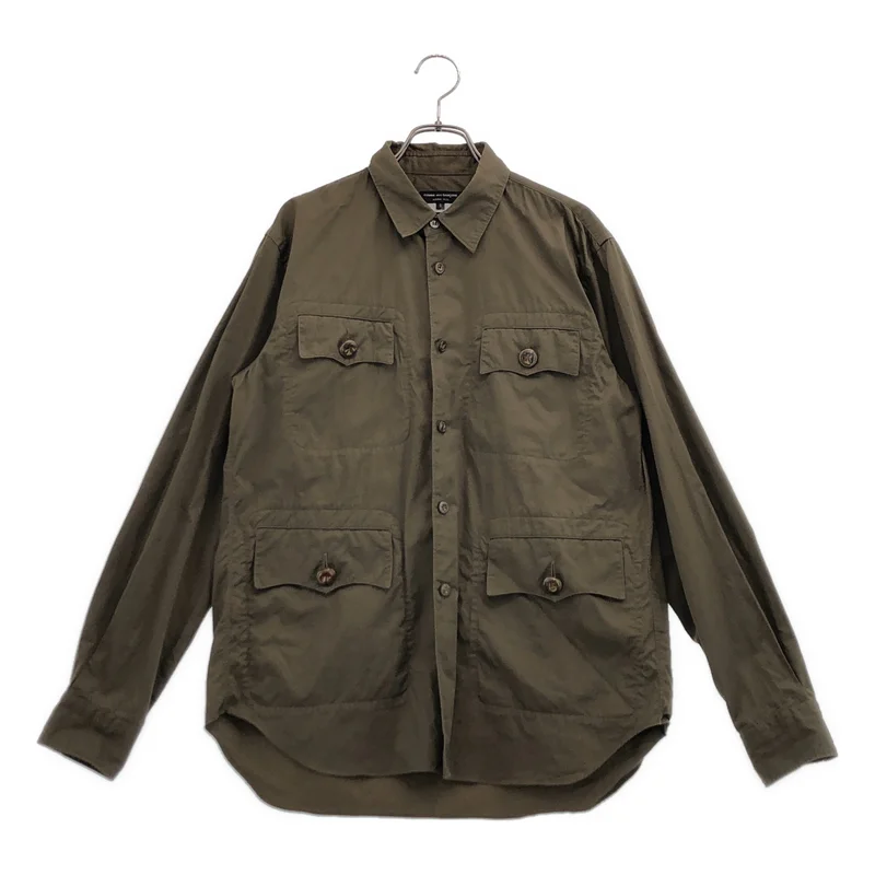 COMME des GARCONS HOMME PLUS / コムデギャルソンオムプリュス | 2015SS | コットン 金ボタン シャツジャケット | S | メンズ