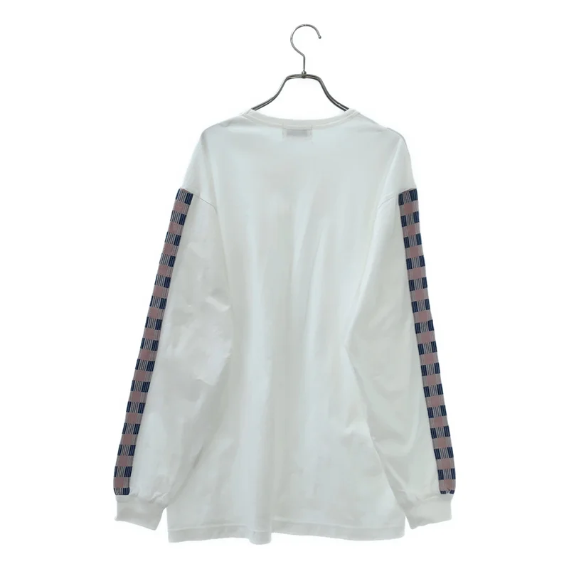 KUON / クオン | 刺し子 トリム ロングスリーブ Tシャツ | L | メンズ