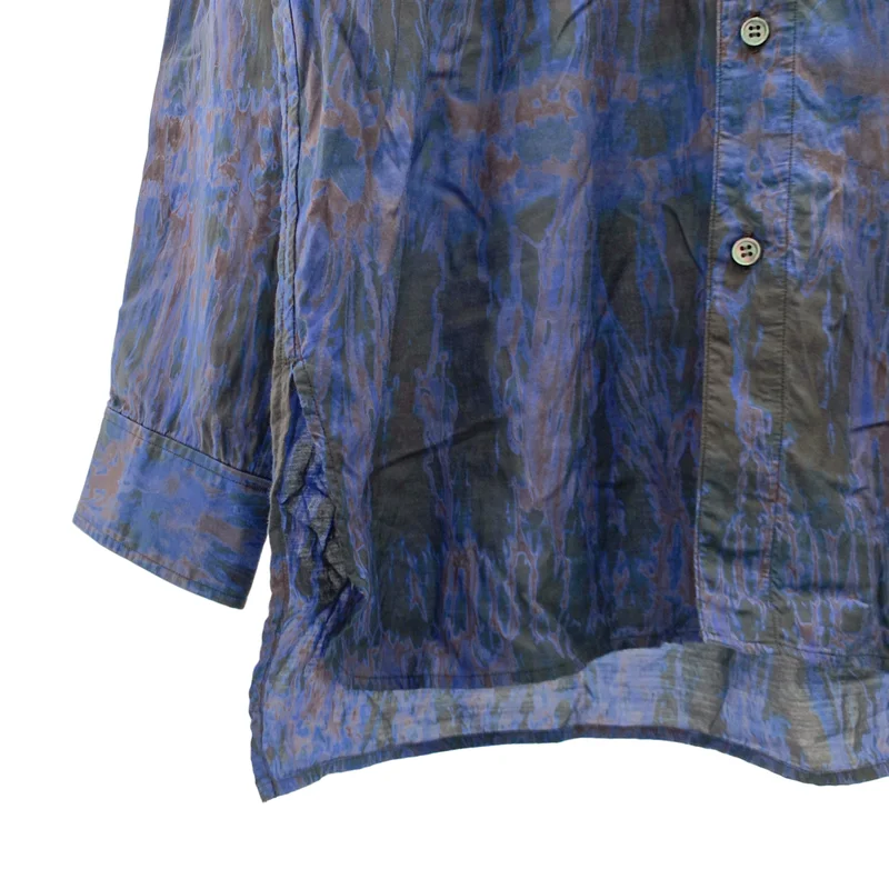 yamauchi / 山内 | 流し染め コットンキュプラツイル シャツ | 3 | メンズ