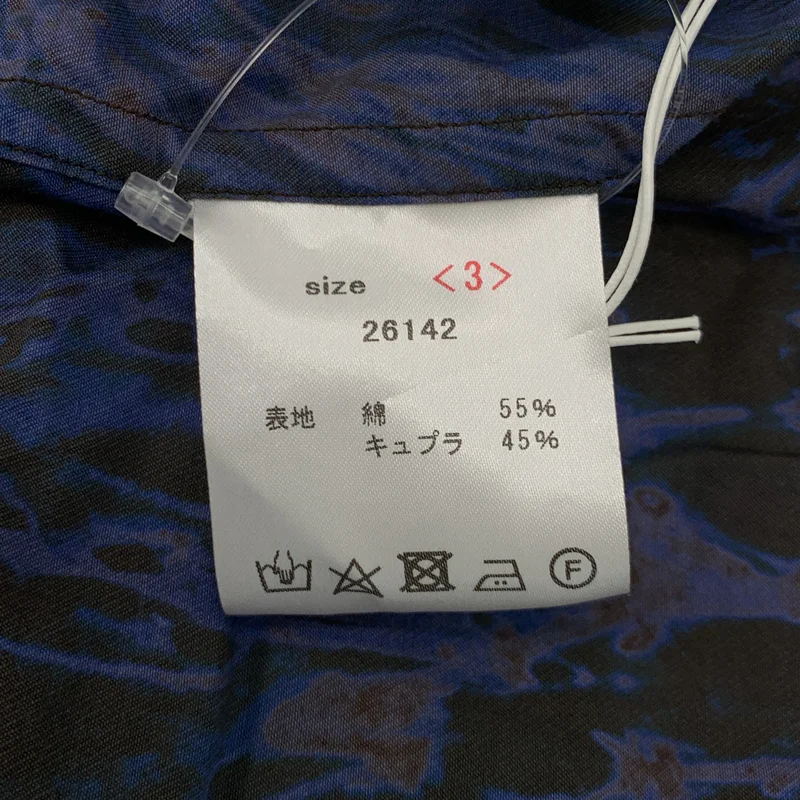 yamauchi / 山内 | 流し染め コットンキュプラツイル シャツ | 3 | メンズ