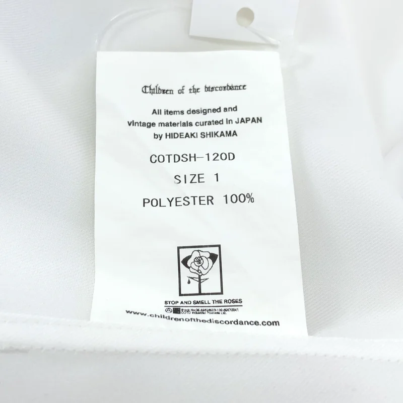 Children of the discordance / チルドレンオブザディスコーダンス | GRAPHIC PRINT REGULAR COLLAR SHIRT LS (8 BALL) / オーバーシルエット ロゴ プリント シャツ | 1 | メンズ