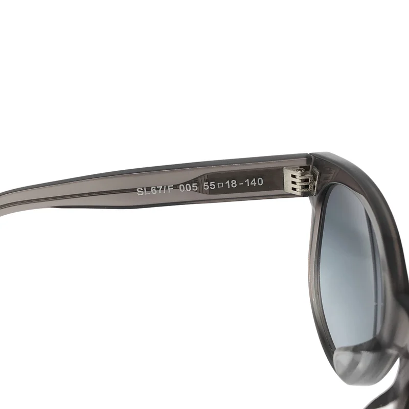 SAINT LAURENT PARIS / サンローランパリ | ウェリントン クリア サングラス | 55□18-140 | その他