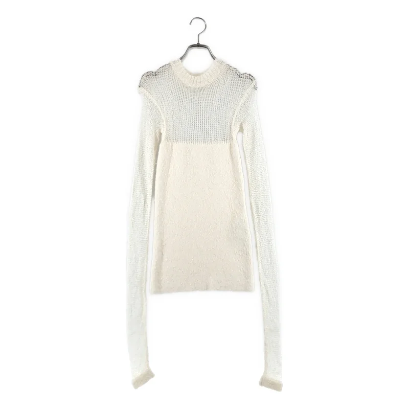 JIL SANDER / ジルサンダー | ストレッチ ロングスリーブ ローゲージニット | 34 | レディース