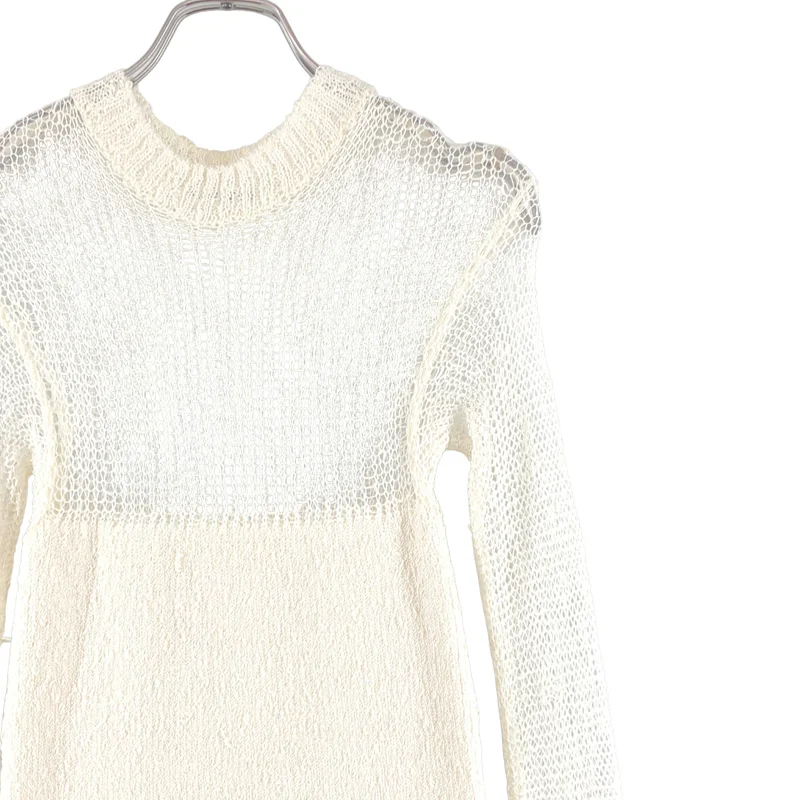 JIL SANDER / ジルサンダー | ストレッチ ロングスリーブ ローゲージニット | 34 | レディース