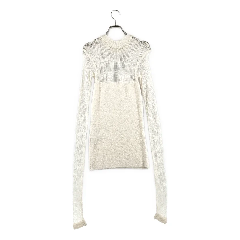 JIL SANDER / ジルサンダー | ストレッチ ロングスリーブ ローゲージニット | 34 | レディース