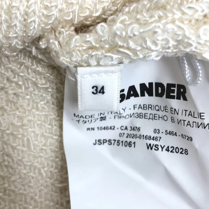 JIL SANDER / ジルサンダー | ストレッチ ロングスリーブ ローゲージニット | 34 | レディース
