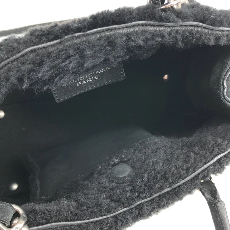 BALENCIAGA / バレンシアガ | ムートン ペーパー ミニ ショルダーバッグ / 305572 |