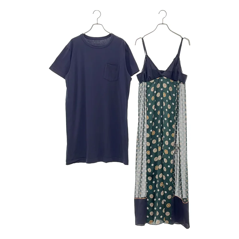 sacai / サカイ | Komon Print Dress レイヤード ワンピース | 3 | レディース