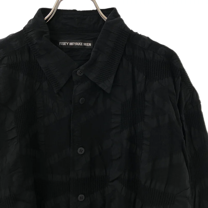 ISSEY MIYAKE MEN / イッセイミヤケメン | 2018AW | ジャガード シワ加工 シャツ | 3 | メンズ