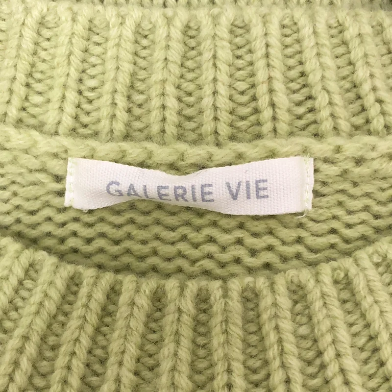 GALERIE VIE / ギャルリーヴィー | ファインウール クルーネック ニット セーター | S | レディース