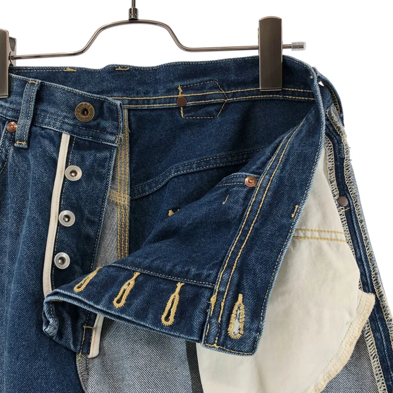 INSCRIRE / アンスクリア | ×lee denim pants / デニムワイドパンツ | S | レディース