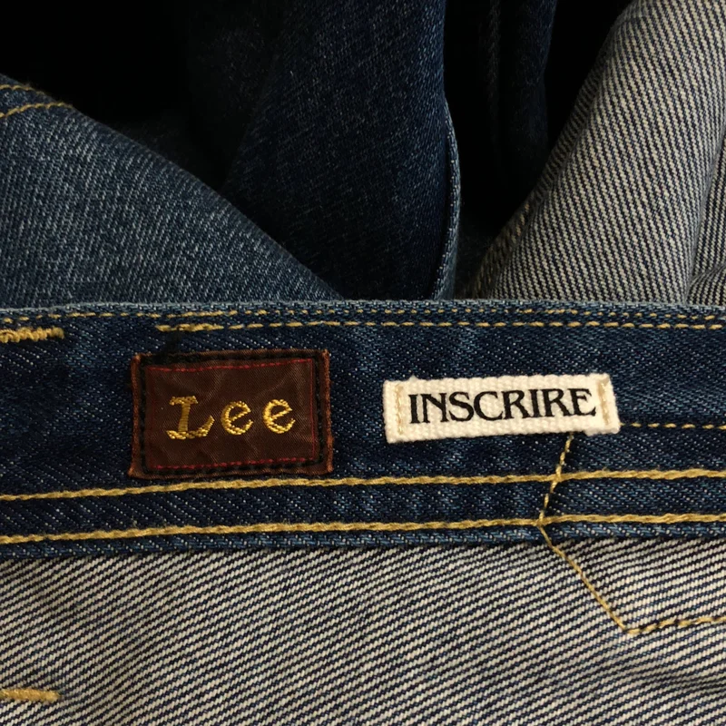 INSCRIRE / アンスクリア | ×lee denim pants / デニムワイドパンツ | S | レディース