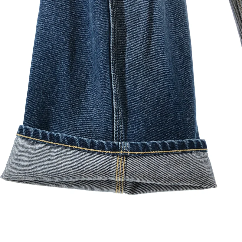 INSCRIRE / アンスクリア | ×lee denim pants / デニムワイドパンツ | S | レディース