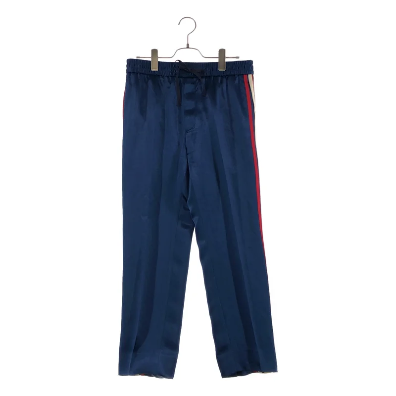 GUCCI ロゴアセテートパンツ GUCCI / グッチ | 2018SS | アセテート サイドロゴライン パンツ | 44