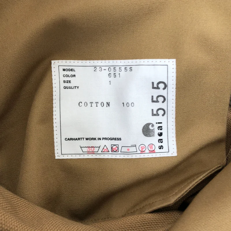 sacai / サカイ | × Carhartt WIP Canvas Pants ペインター パンツ | 1 | メンズ