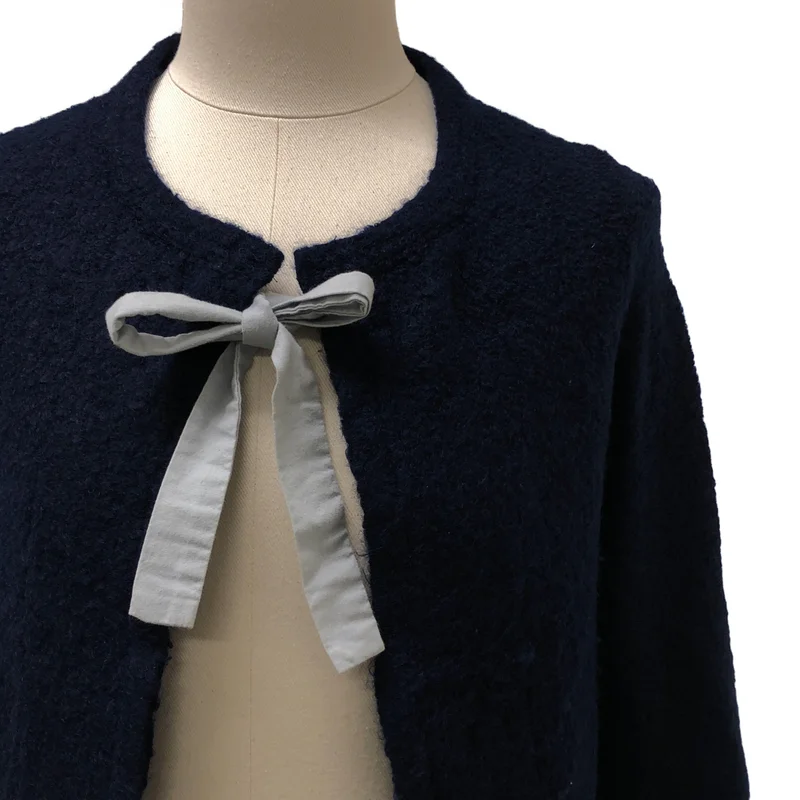 COMME des GARCONS / コムデギャルソン | 2012AW | 染色加工 ウール モヘヤ ケープ カーディガン | XS | レディース