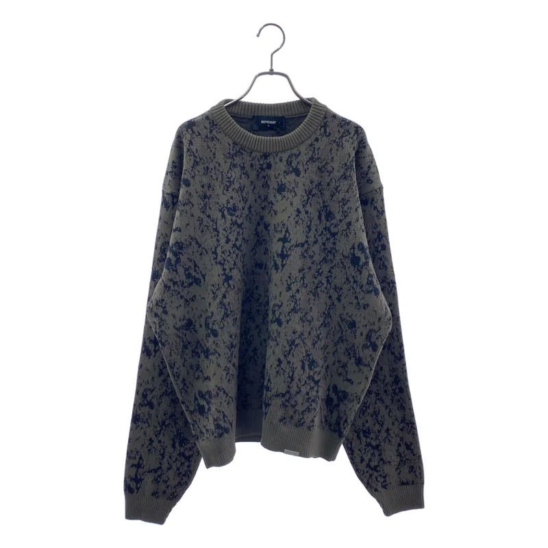 REPRESENT / リプレゼント | Camo Sweater ジャガード プルオーバー ニット | M | メンズ