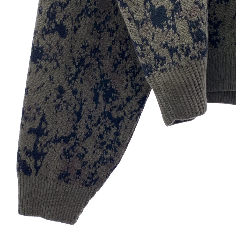 REPRESENT / リプレゼント | Camo Sweater ジャガード プルオーバー ニット | M | メンズ