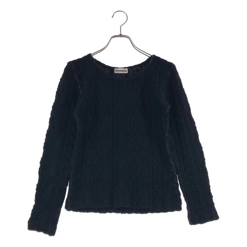 JIL SANDER+ / ジルサンダープラス | ウール ケーブルニット プルオーバー |