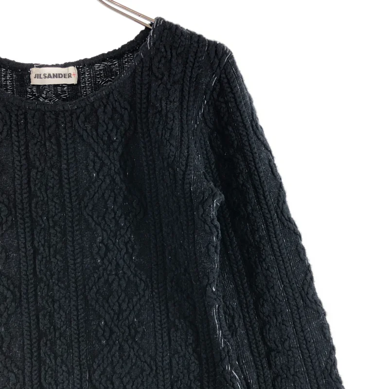 JIL SANDER+ / ジルサンダープラス | ウール ケーブルニット プルオーバー |