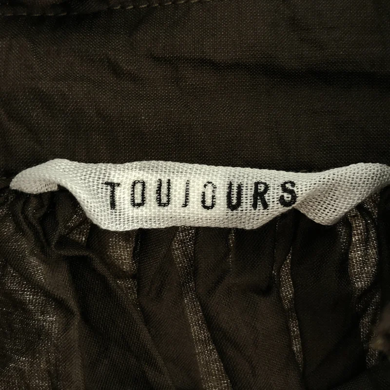 TOUJOURS / トゥジュー | SI/CO RUFFLE WIDE SHIRT / シルクコットン ラッフルワイドシャツ | 2 | レディース