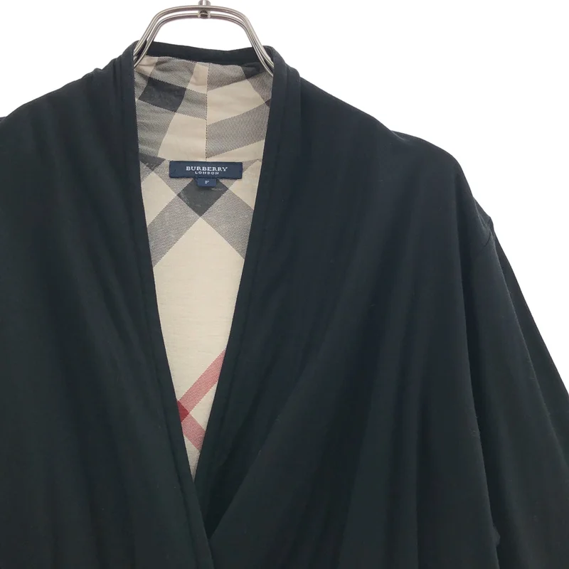 BURBERRY LONDON / バーバリーロンドン | ノバチェック ボタンレスカーディガン B1P55-555-09 | F | レディース
