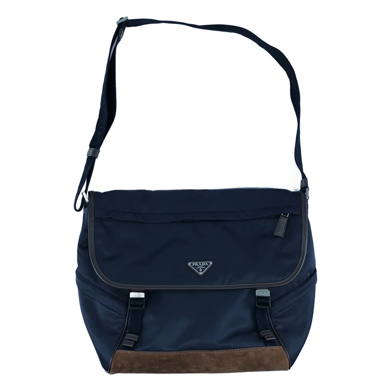 PRADA / プラダ | Re-Nylon ナイロン スエード ショルダーバッグ |