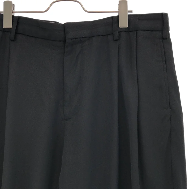 everyone / エブリワン | two tuck wide twill trouser 2タックワイドツイルトラウザー スラックスパンツ | XL | メンズ