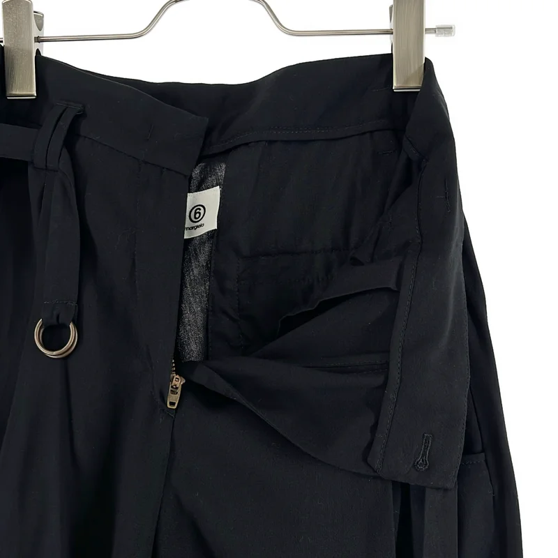 MM6 Maison Martin Margiela / エムエムシックスメゾンマルタンマルジェラ | 2011AW | レーヨン混 タック ジョガーパンツ | 40 | レディース