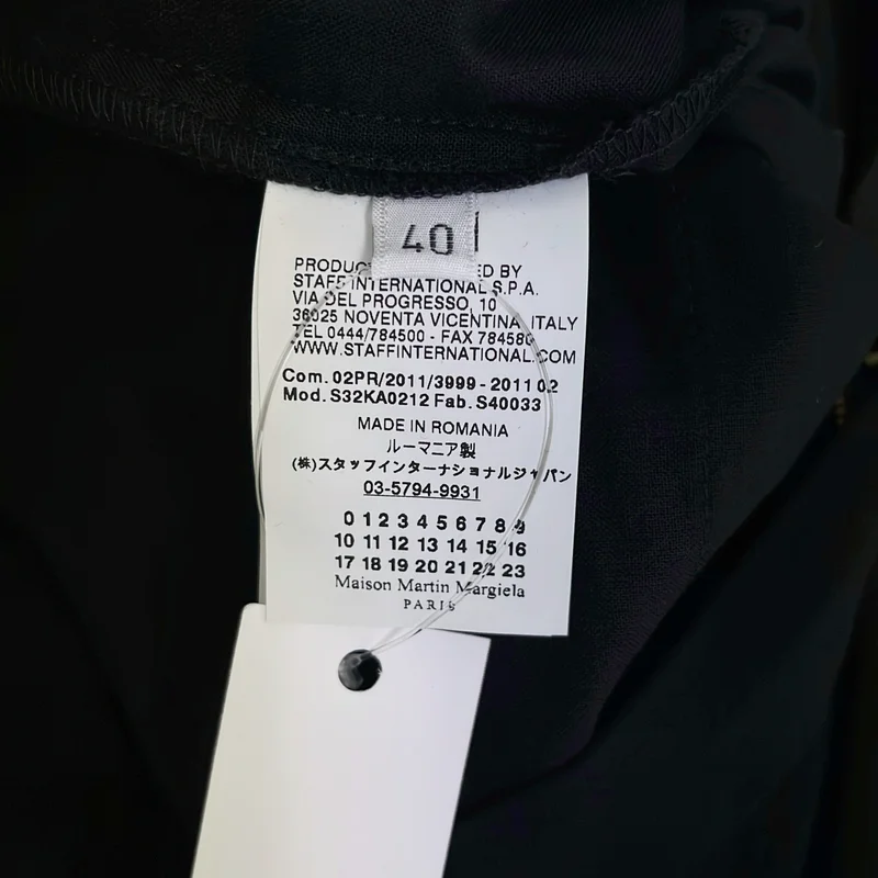 MM6 Maison Martin Margiela / エムエムシックスメゾンマルタンマルジェラ | 2011AW | レーヨン混 タック ジョガーパンツ | 40 | レディース