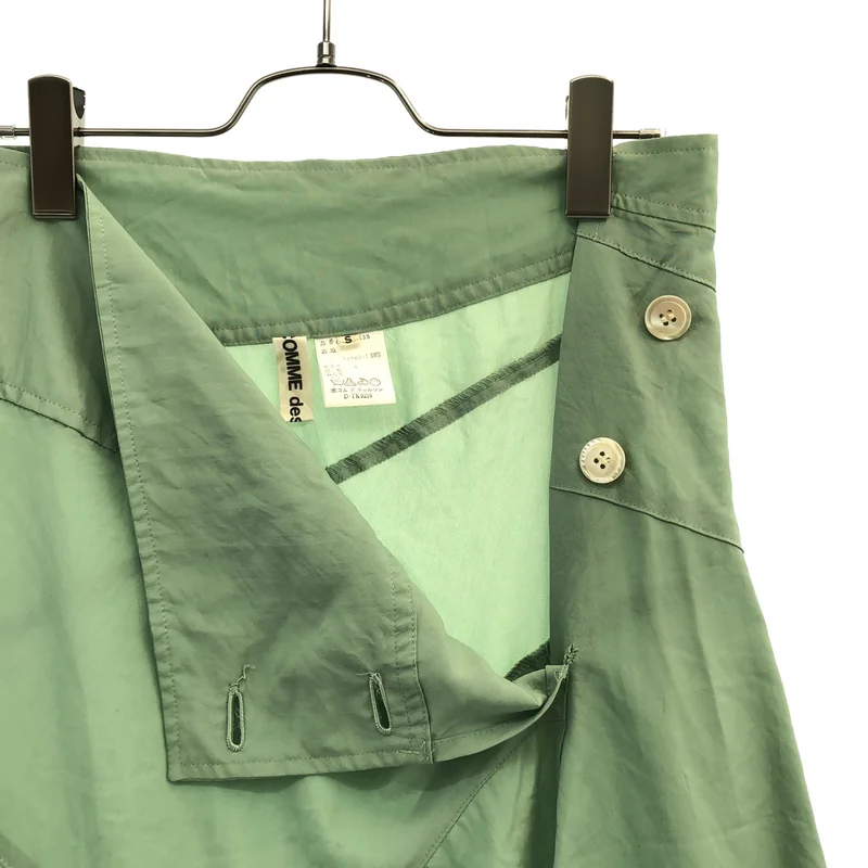 COMME des GARCONS / コムデギャルソン | 1980s | トリアセテート アシンメトリー ロングスカート |