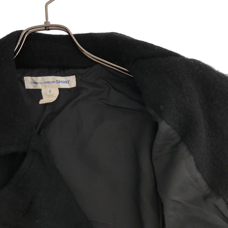 COMME des GARCONS SHIRT / コムデギャルソンシャツ | ウール ピーコート | M | メンズ