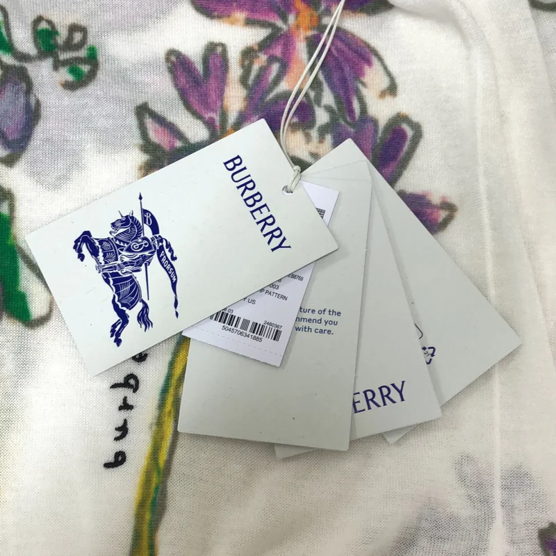 Burberry / バーバリー | KIDS / Foxglove ウール混 フラワープリント カーディガン | 14Y | レディース