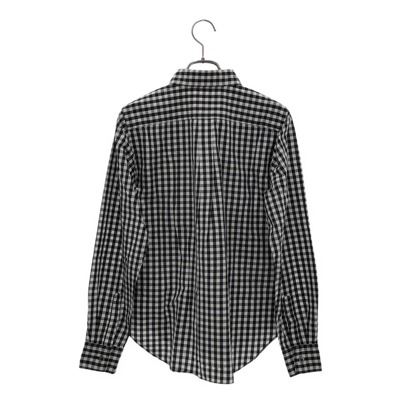 BLACK COMME des GARCONS / ブラックコムデギャルソン | AD2015 | 洗い加工 異素材切替 シャツ | XS | メンズ