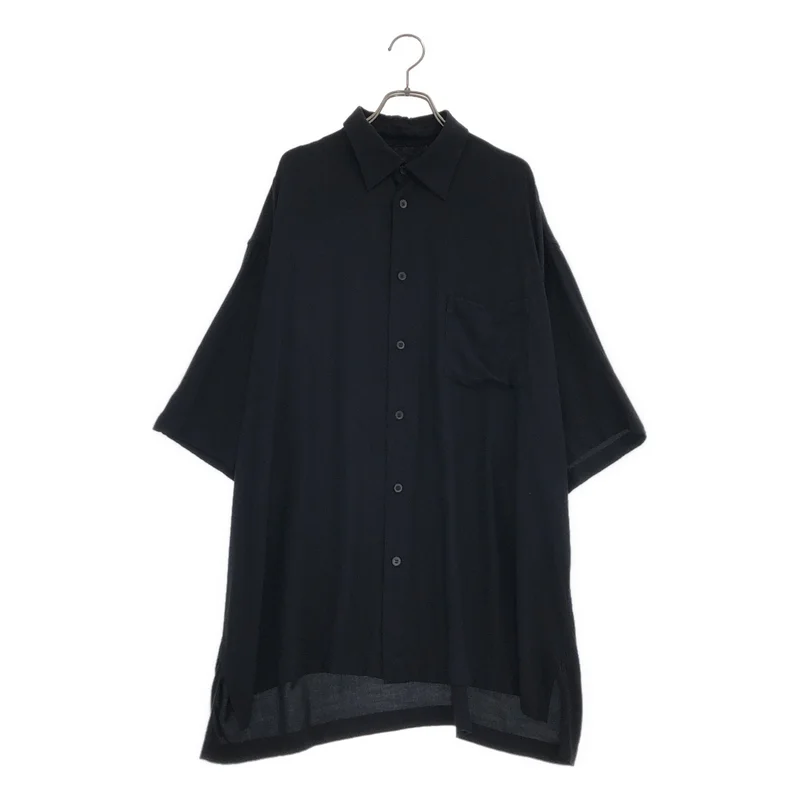 S'YTE YOHJI YAMAMOTO / サイトヨウジヤマモト | RAYON TWILL OVERSIZED SHORT SLEEVE SHIRT レーヨン オーバーサイズ シャツ | 3 | メンズ