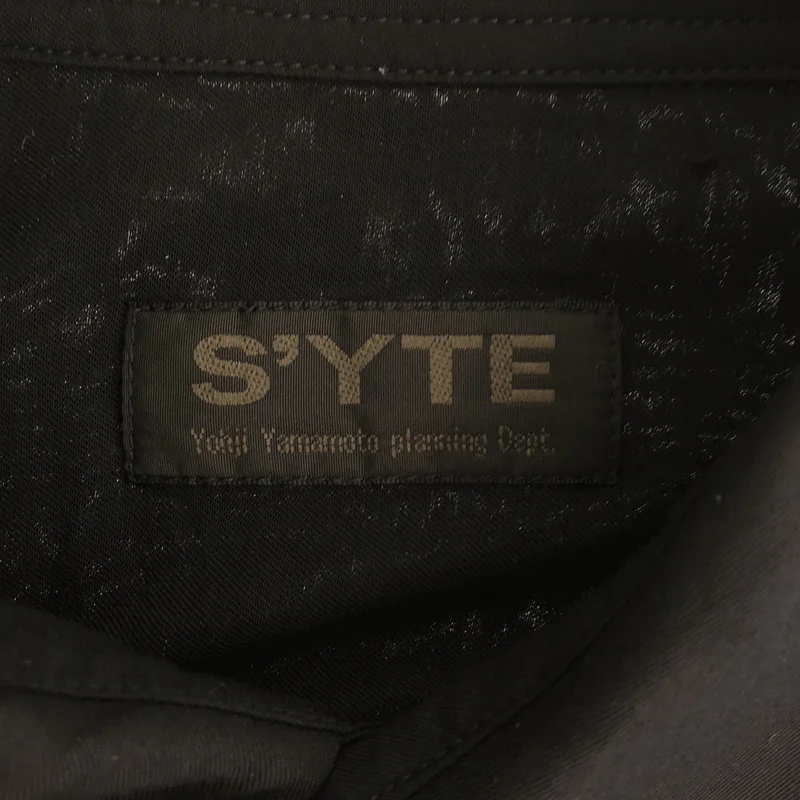 S'YTE YOHJI YAMAMOTO / サイトヨウジヤマモト | RAYON TWILL OVERSIZED SHORT SLEEVE SHIRT レーヨン オーバーサイズ シャツ | 3 | メンズ