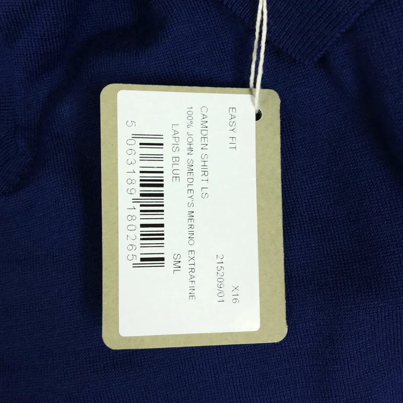 JOHN SMEDLEY / ジョンスメドレー | メリノウール ニットポロシャツ | S | メンズ