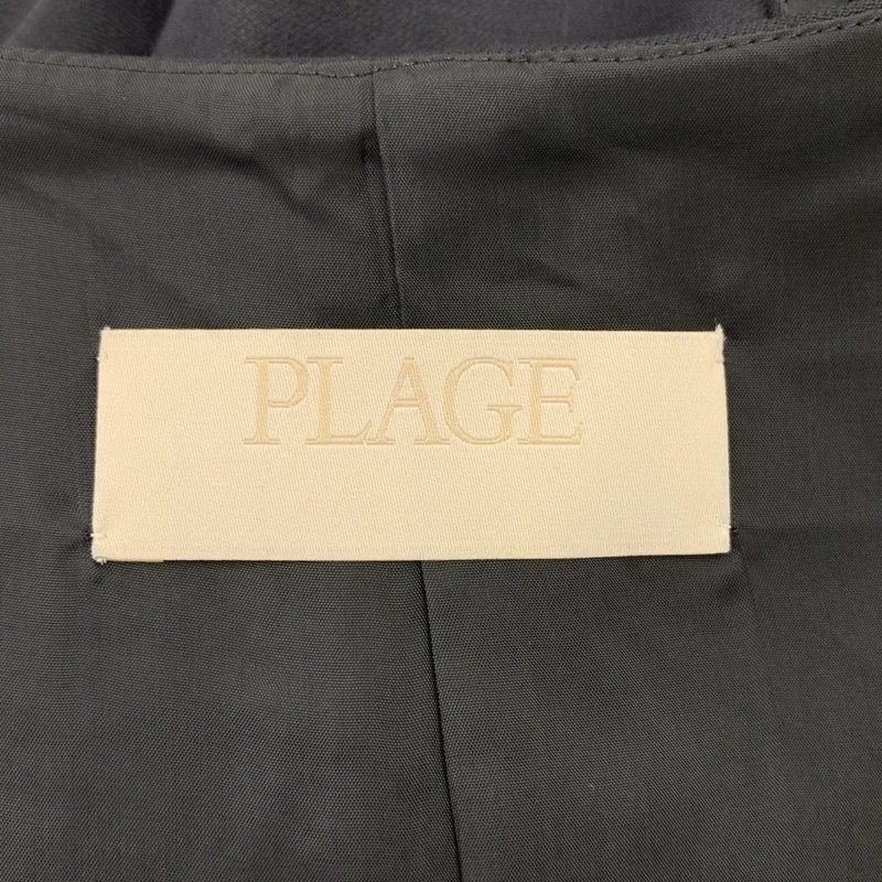 Plage / プラージュ | 2024SS | ウール シルク オープンネック プルオーバーベスト |