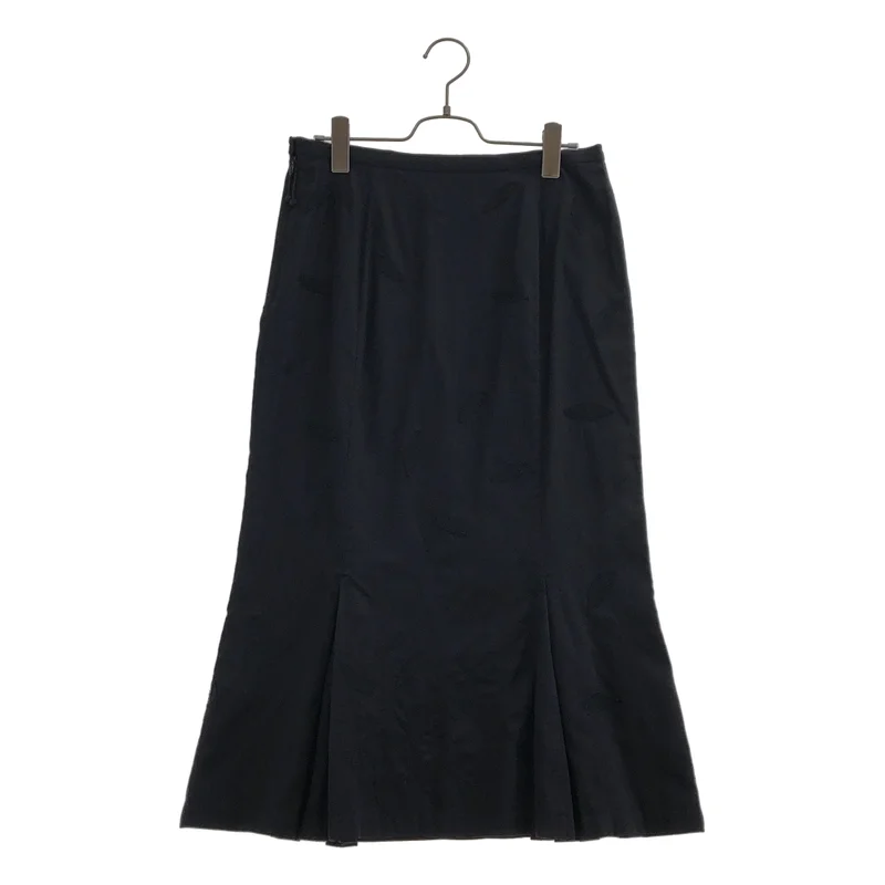 HaaT ISSEY MIYAKE / ハートイッセイミヤケ | 2007SS | コットン リーフ刺しゅう フロントタックスカート | 3 | レディース