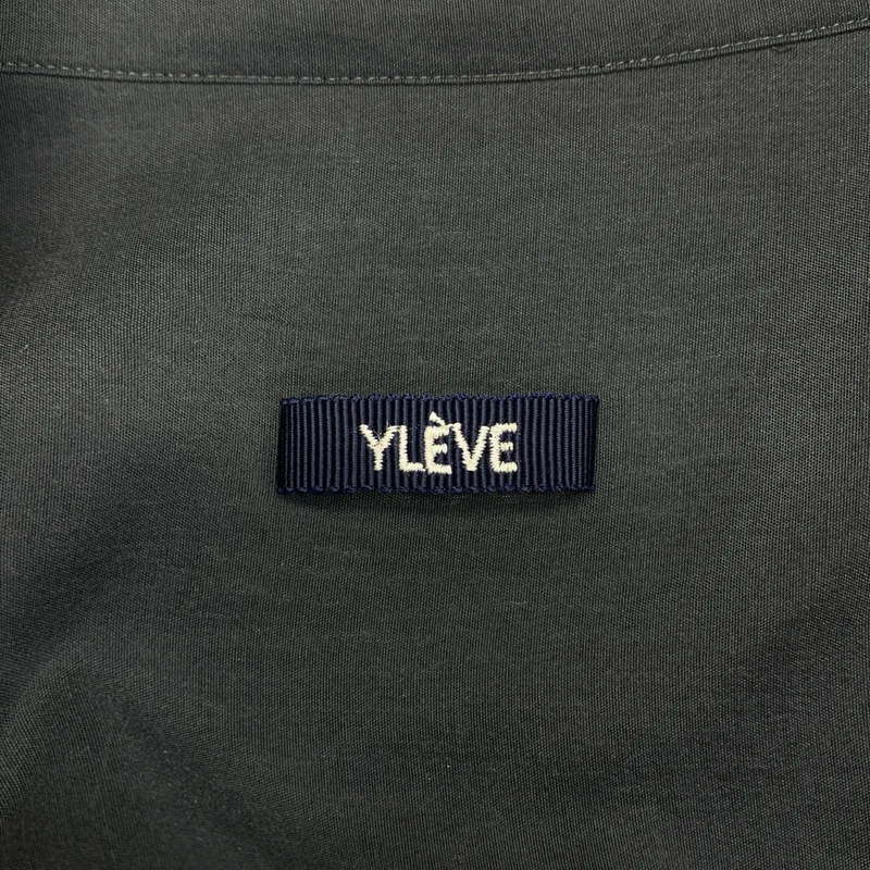 YLEVE / イレーヴ | silk 100％ / シルク シャツワンピース | 0 | レディース