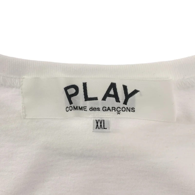 PLAY COMME des GARCONS / プレイコムデギャルソン | 2024 | ハートワッペン ロゴ オーバーサイズ カットソー | XXL | メンズ