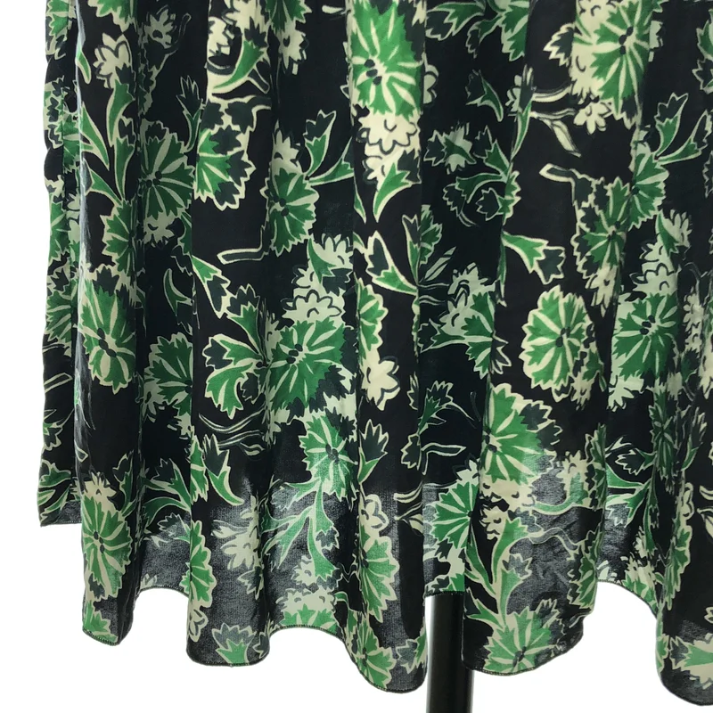 MARNI / マルニ | 総柄 サイドジップ ギャザー ボリューム スカート | 36 | レディース