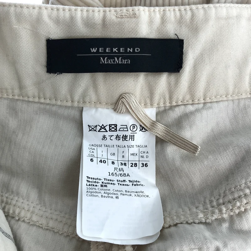 WEEKEND MAX MARA / ウィークエンドマックスマーラ | コーデュロイ ワイドパンツ | 36 | レディース